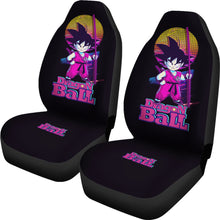Load image into Gallery viewer, Dragon Ball Anime Car Seat Covers | Little Cute Son Goku Retrowave Seat Covers Ci100803