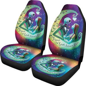 Jack Skellington Sally Car Seat Covers Moon Love Colorful Car Accessories Ci220921-02
