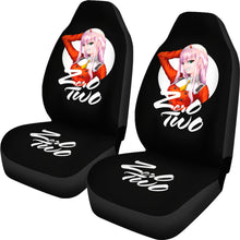 Load image into Gallery viewer, Zero Two Sweets Anime Car Seat Covers Ci0724