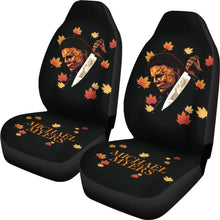 Load image into Gallery viewer, Horror Movie Car Seat Covers  Michael Myers And Laurie Strode On Knife Seat Covers Ci090721