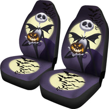 Load image into Gallery viewer, Nightmare Before Christmas Cartoon Car Seat Covers | Cute Cartoon Jack Holding Scary Pumpkin Seat Covers Ci092401