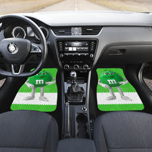 Load image into Gallery viewer, M&amp;M Green Chocolate Funny Car Floor Mats Car Accessories Ci220525-05