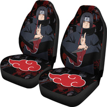 Load image into Gallery viewer, Naruto Anime Car Seat Covers Naruto Akatsuki Itachi Uchiha Car Accessories Ci011805