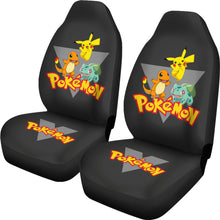 Load image into Gallery viewer, Anime Pokemon Pikachu Car Seat Covers Pokemon Car Accessorries Ci11101