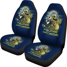 Load image into Gallery viewer, Nightmare Before Christmas Cartoon Car Seat Covers | Evil Jack Skellington And Oogie Boogie Smiling Seat Covers Ci100501