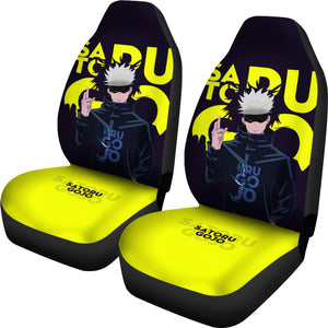 Satoru Gojo Jujutsu KaiSen Car Seat Covers Anime Seat Covers Fan Gift Ci0623