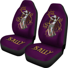 Load image into Gallery viewer, Nightmare Before Christmas Cartoon Car Seat Covers - Sexy Sally Dancing Dark Purple Seat Covers Ci101504