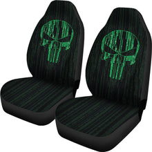 Load image into Gallery viewer, The Punisher Green Car Seat Covers Car Accessories Ci220819-10