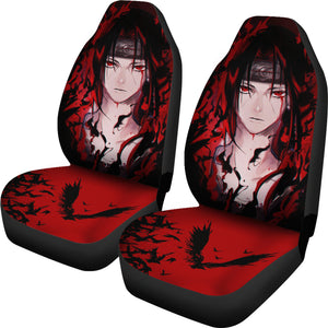 Itachi Uchiha Akatsuki Seat Covers Naruto Anime Car Seat Covers Ci102303