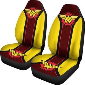 Wonder Woman Logo Car Seat Covers Custom For Fans Ci221230-07