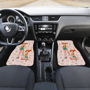 Pokemon Anime  Car Floor Mats - Kasumi Misty Hug Togepi Pokemon Patterns Car Mats Ci111101