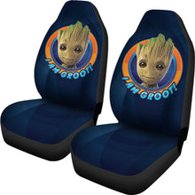 Load image into Gallery viewer, Groot Guardians Of the Galaxy Car Seat Covers Movie Car Accessories Custom For Fans Ci22061311