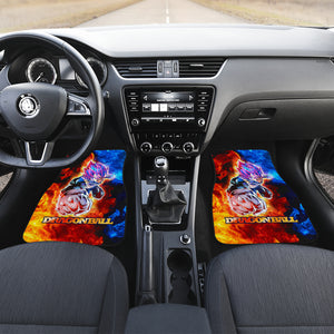 Vegeta Fire Dragon Ball Anime Yellow Car Floor Mats Unique Design Ci0814