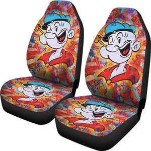 Popeye Car Seat Covers Popeye Painting Colorful Car Accessories Ci221109-06