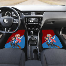 Load image into Gallery viewer, Pokemon Anime  Car Floor Mats - Ash Ketchum Satoshi And Happy Serena Piggyback Car Mats Ci110103