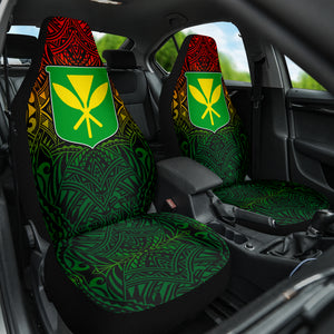 Kanaka Maoli Hawaiian Logo Car Seat Covers Car Accessories Ci220421-02