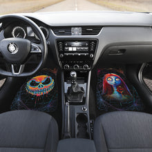 Load image into Gallery viewer, Jack Skellington Sally Car Floor Mats Spider Web Colorful Car Accessories Ci220922-02