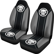 Load image into Gallery viewer, Black Panther Logo Car Seat Covers Custom For Fans Ci221228-05