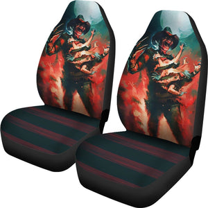 Horror Movie Car Seat Covers | Freddy Krueger Human Escape From Claw Seat Covers Ci083021