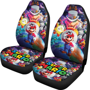 Super Mario Car Seat Covers Custom For Fans Ci221216-01