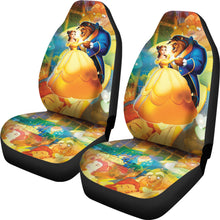 Load image into Gallery viewer, Beauty And The Beast Car Seat Covers Custom For Fans Ci221212-05
