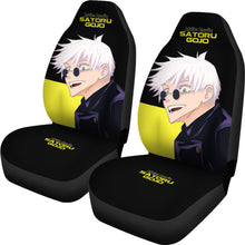Load image into Gallery viewer, Satoru Gojo Jujutsu KaiSen Car Seat Covers Anime Yellow Seat Covers Ci0714