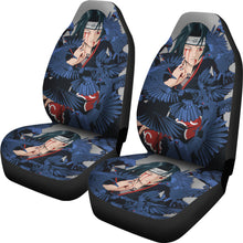 Load image into Gallery viewer, Itachi Uchiha Akatsuki Red Seat Covers Naruto Anime Car Seat Covers Ci102205