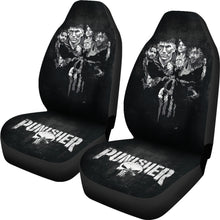 Load image into Gallery viewer, The Punisher Grunge Car Seat Covers Car Accessories Ci220819-05