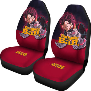 Vegeta Angry Dragon Ball Anime Yellow Car Seat Covers Unique Design Ci0814