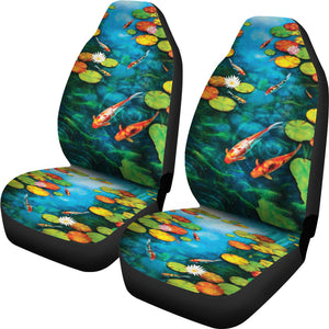 Koi Fish Car Seat Covers Car Accessories Ci230201-05