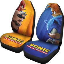 Load image into Gallery viewer, Sonic Vs Dr Eggman Sonic The Hedgehog Car Seat Covers Movie Car Accessories Custom For Fans Ci22060611