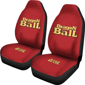 Dragon Ball Text Anime Car Seat Covers Anime Car Accessories Ci082