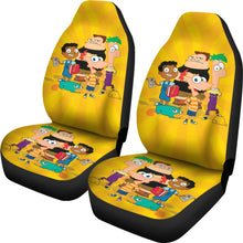 Load image into Gallery viewer, Phineas &amp; Ferb Car Seat Covers Custom For Fans Ci221208-02