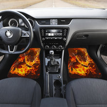 Load image into Gallery viewer, Horror Movie Car Floor Mats | Scary Freddy Krueger Flaming In Fire Car Mats Ci083021