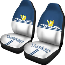 Load image into Gallery viewer, Pikachu Red Seat Covers Pokemon Anime Car Seat Covers Ci102801