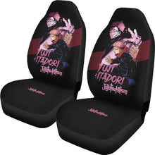 Load image into Gallery viewer, Yuji Itadori Anime Car Seat Covers Fan Art Jujutsu KaiSen Anime Otoku Seat Covers Ci0107