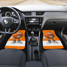 Load image into Gallery viewer, M&amp;M Orange Chocolate Funny Car Floor Mats Car Accessories Ci220525-03