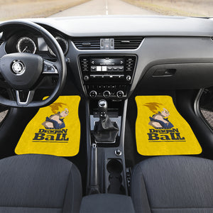 Vegeta Art Dragon Ball Anime Yellow Car Floor Mats Unique Design Ci0814