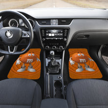 Load image into Gallery viewer, M&amp;M Orange Chocolate Funny Car Floor Mats Car Accessories Ci220525-04