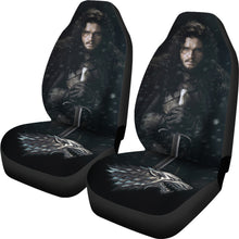 Load image into Gallery viewer, Jon Snow Car Seat Covers  Game Of Thrones Car Accessories Ci221019-04