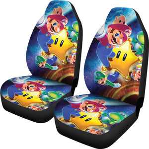 Super Mario Car Seat Covers Custom For Fans Ci221216-02