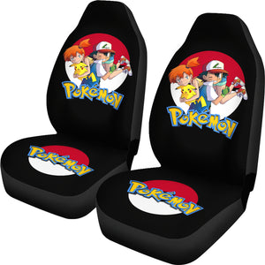Anime Misty Ash Pikachu Pokemon Car Seat Covers Pokemon Car Accessorries Ci111201
