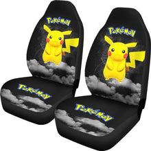 Load image into Gallery viewer, Pikachu Red Seat Covers Pokemon Anime Car Seat Covers Ci102703