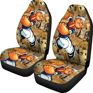 Popeye Car Seat Covers Popeye Painting Old Styles Car Accessories Ci221109-07