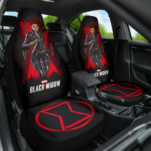 Black Widow Natasha Car Seat Covers Car Accessories Ci220526-05