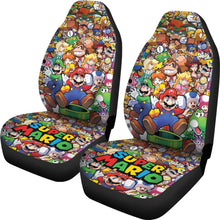 Load image into Gallery viewer, Super Mario Car Seat Covers Custom For Fans Ci221216-04