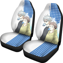 Load image into Gallery viewer, Yuji Itadori &amp; Megumi Car Seat Covers Fan Art Jujutsu KaiSen Anime Seat Covers Fan Gift Ci0630