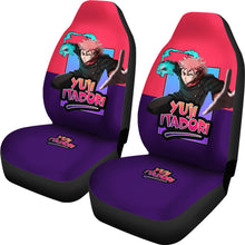 Load image into Gallery viewer, Yuji Itadori Car Seat Covers Fan Art Jujutsu KaiSen Anime Seat Covers Fan Gift Ci0712