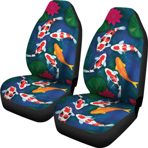 Koi Fish Car Seat Covers Car Accessories Ci230201-03