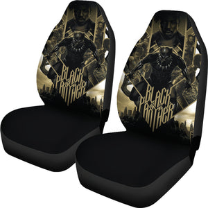 Black Panther Car Seat Covers Car Accessories Ci221103-02